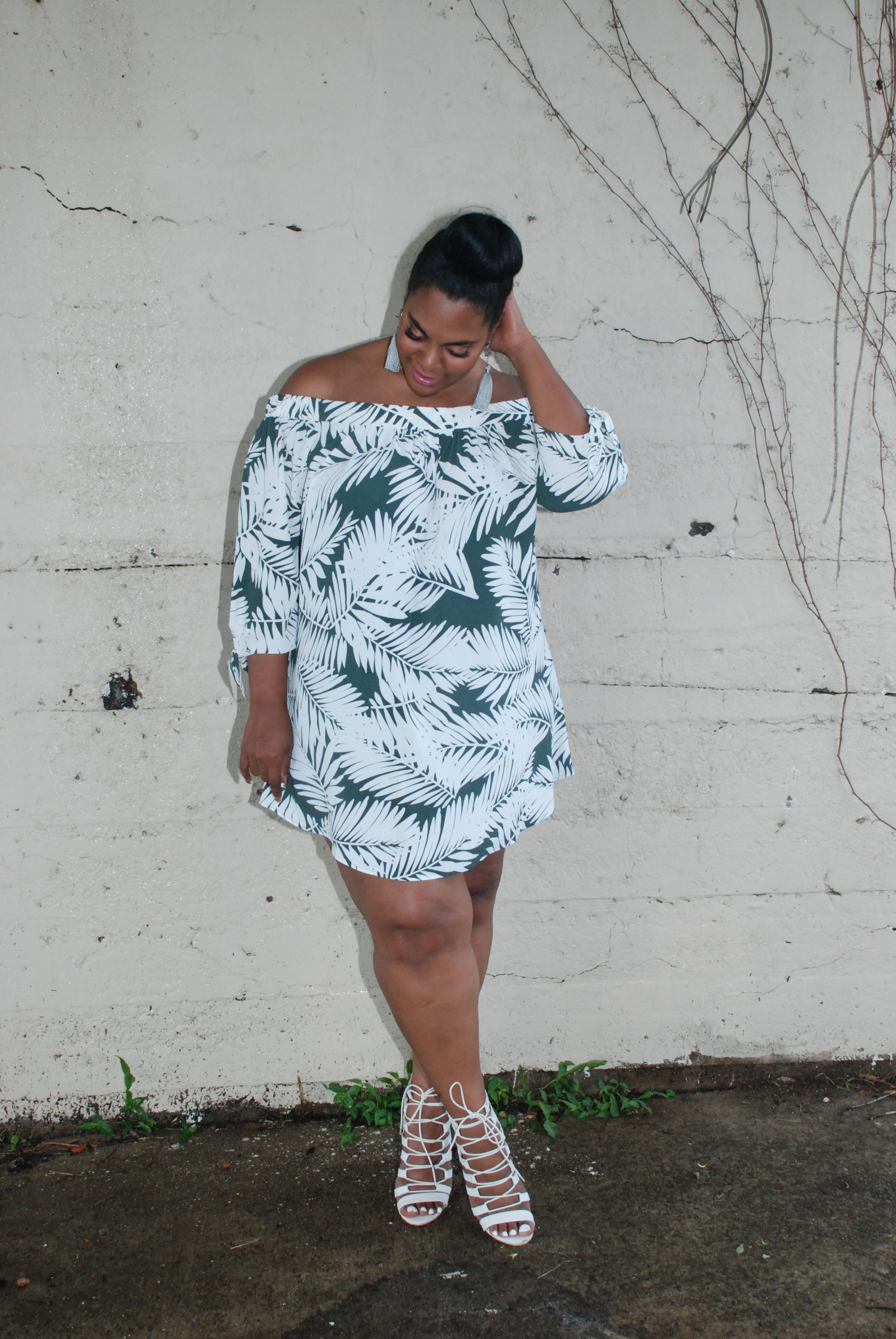 palm print plus size summer trend to try 